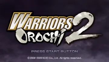 Warriors Orochi 2 (EU) screen shot title